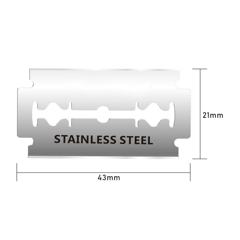 Sábháilteacht Razor An tSualainn Cruach Dhosmálta Chrome Platáilte lann platanam Double Edge - M740