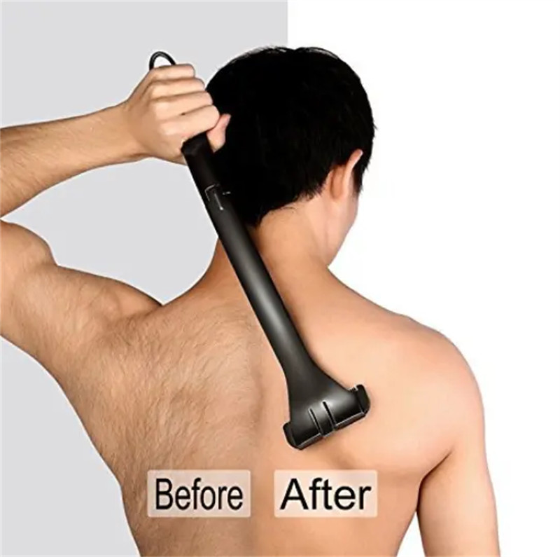 Back razor for Men (DIY) Long foldable handle body shaver – Gumagamit ng Double Edge Razor Blades – M910