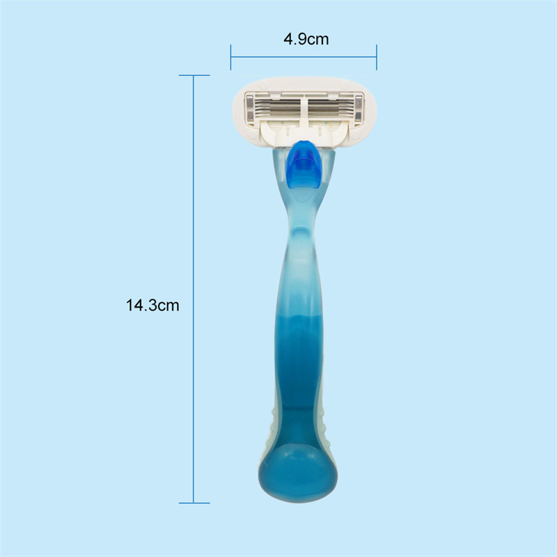 Women’s razor refills have 5 blades system razor with replaceable cartridge razor for extra smooth shave